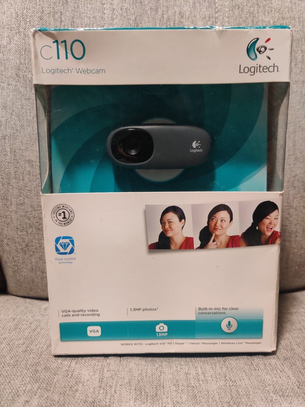 Logitech C110 Web Cam New